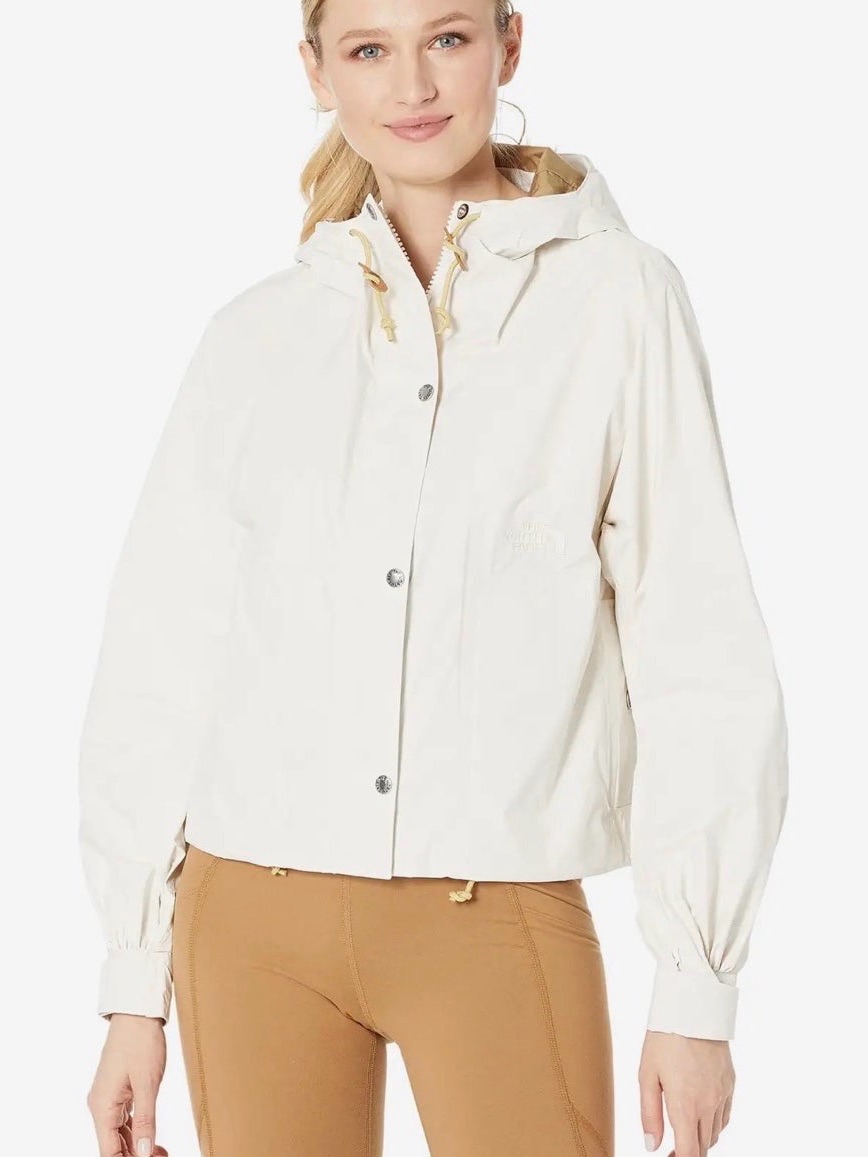The North Face Women's Off-White Hooded Utility Jacket